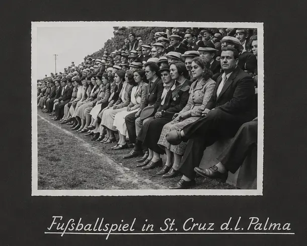 Llegada a Santa Cruz de La Palma del entonces capitán de fragata Karl Doenitz. en el crucero Emden.